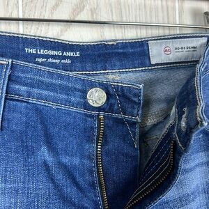 AG Adriano Goldschmied The Legging Ankle Super Skinny Medium Wash Jeans, 31R